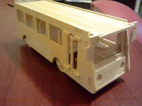 3D Otobüs Puzzle 