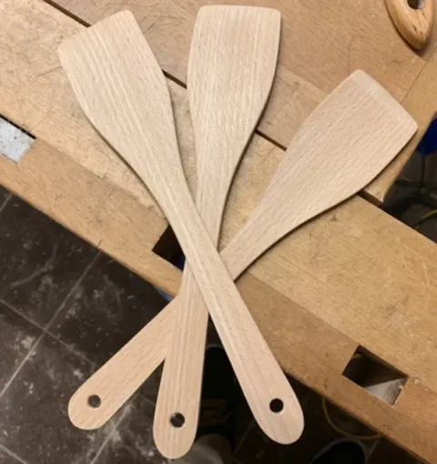 Ahşap Spatula Çizimi