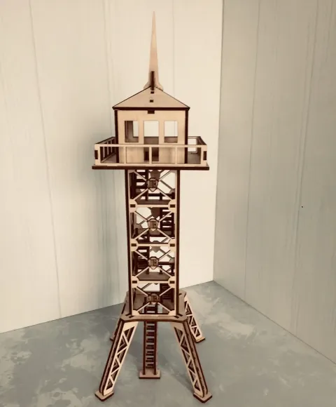Askeri Gözlem Kulesi 3d Ahşap Model