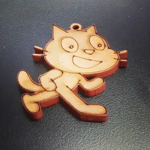 Scratch Logo Anahtarlık 3mm