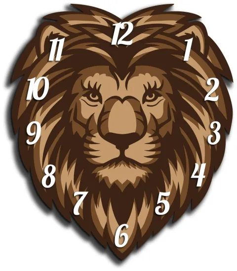 Aslan Duvar Saati
