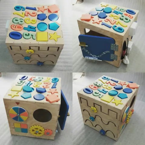 Çocuk Bebek Eğitici Oyuncaklar Ahşap Yapı Taşları Oyuncaklar