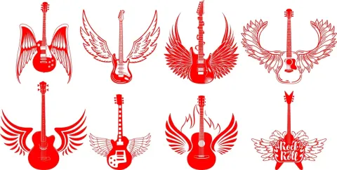 Elektro Gitar Vektörleri
