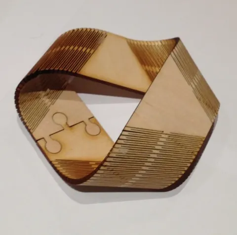 Moebius Strip 3mm Huş Kontrplak