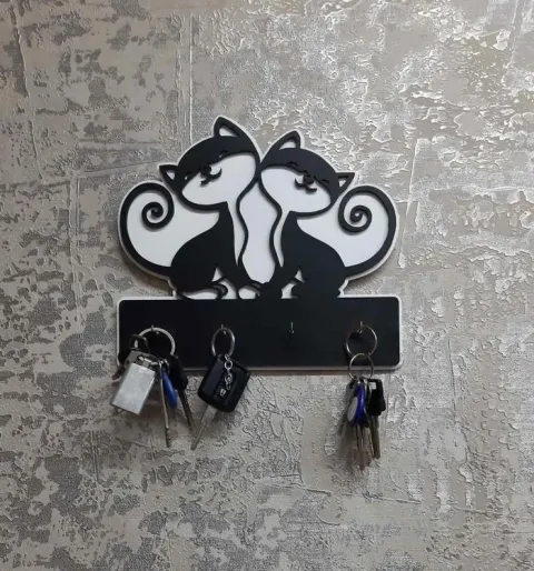 Sevimli Kediler Anahtarlık