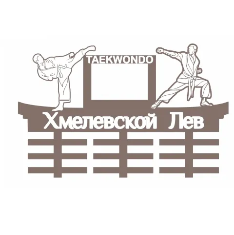 Taekwondo Madalya Sahibi Dövüş Sanatları Madalyası Ekranı