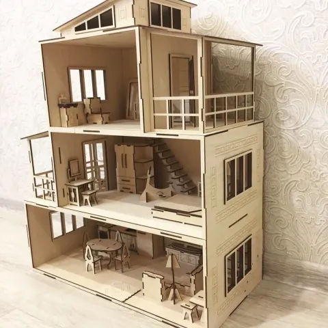 Modern Çocuk Oyun Evi 3mm
