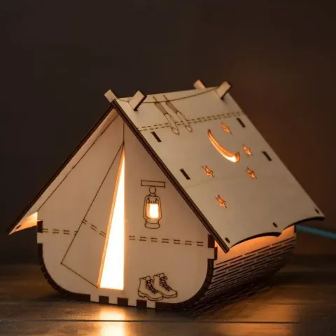 Dekoratif Çadır Şekilli Lamba 4mm