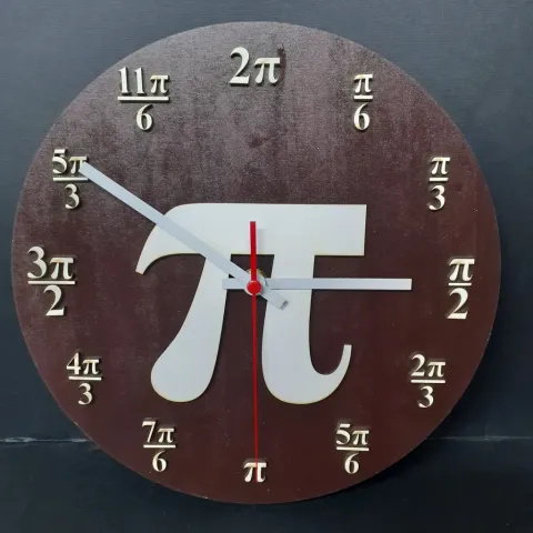 Matematik Pi Duvar Saati