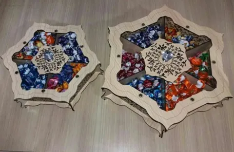 Dekoratif Şeker Kutusu
