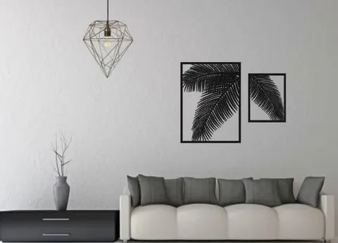 Fern Panel Duvar Dekoru