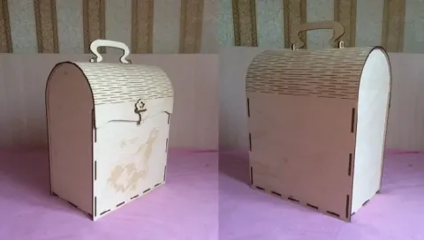 Saplı Sandık Kutu
