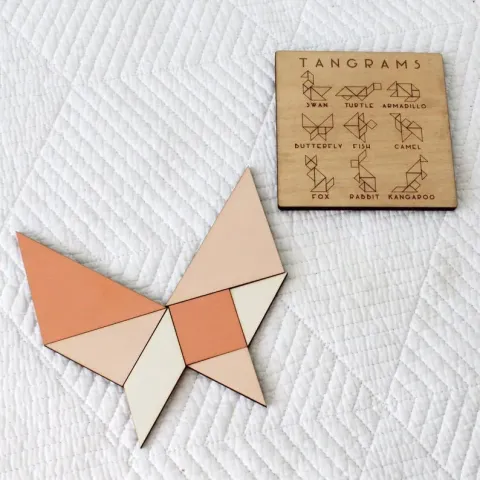 Tangram Bulmaca Beyin Eğitimi Çocuklar İçin Geometri Oyuncak