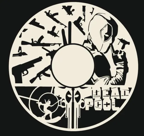 Deadpool Duvar Saati