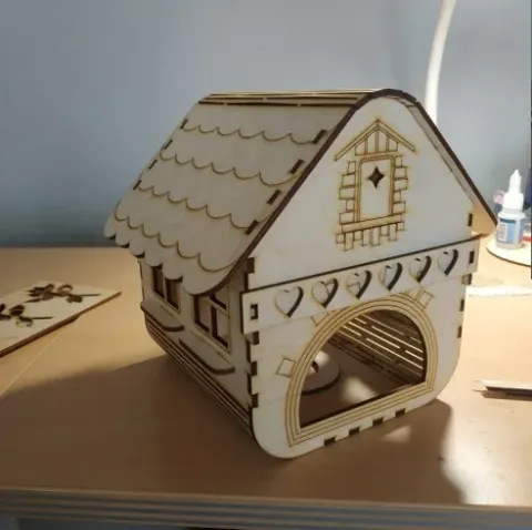 Ahşap Kuş Kafesi Dekoratif Kuş Evi