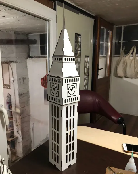 3D Saat Kulesi Puzzle